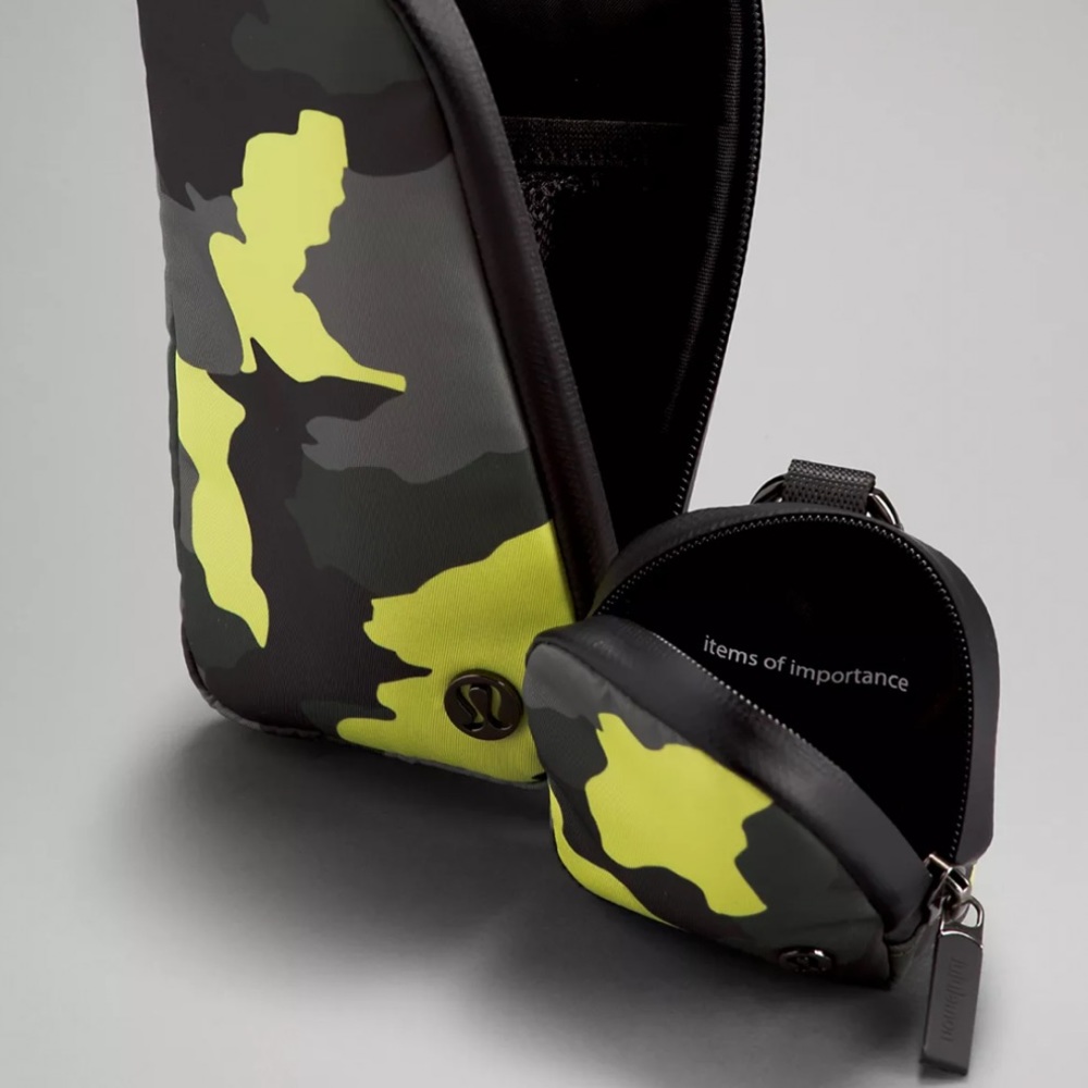 LULULEMON NWT MODULAR PHONE CROSSBODY BAG HERITAGE CAMO NEO MINT MULTI - Picture 2 of 9